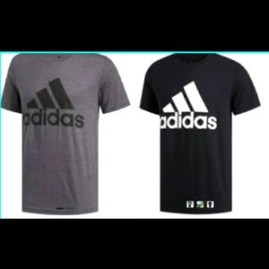 *NEW* Men's Adidas large logo tee shirt set of L